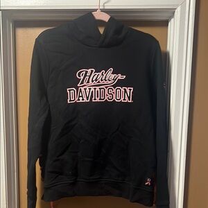Harley-Davidson Black and Pink Hoodie